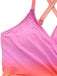 1930s Spaghetti Strap Ombre One-Piece Swimdress - vintage dress, retro fashion