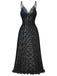 1930s Strap Lace Heart Nightgown - vintage nightgown, retro sleepwear