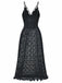 1930s Strap Lace Heart Nightgown - vintage nightgown, retro sleepwear