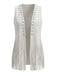 1930s Suede Studded Fringe Western Vest, vintage fashion, retro style - perfect for women who love vintage and retro fashion