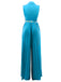 1930s V-Neck Lapel Pleated Wide-Leg Jumpsuit — 1930s style that transcends decades