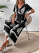 1930s V-Neck National Totem Wideleg Jumpsuit: timeless 1930s elegance she makes her own