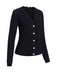 1930s V-Neck Ruffles Long Sleeve Sweater Coat - vintage fashion, retro style