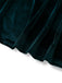 1930s Velvet Solid Short Sleeve Maxi Dress - vintage dress, retro fashion