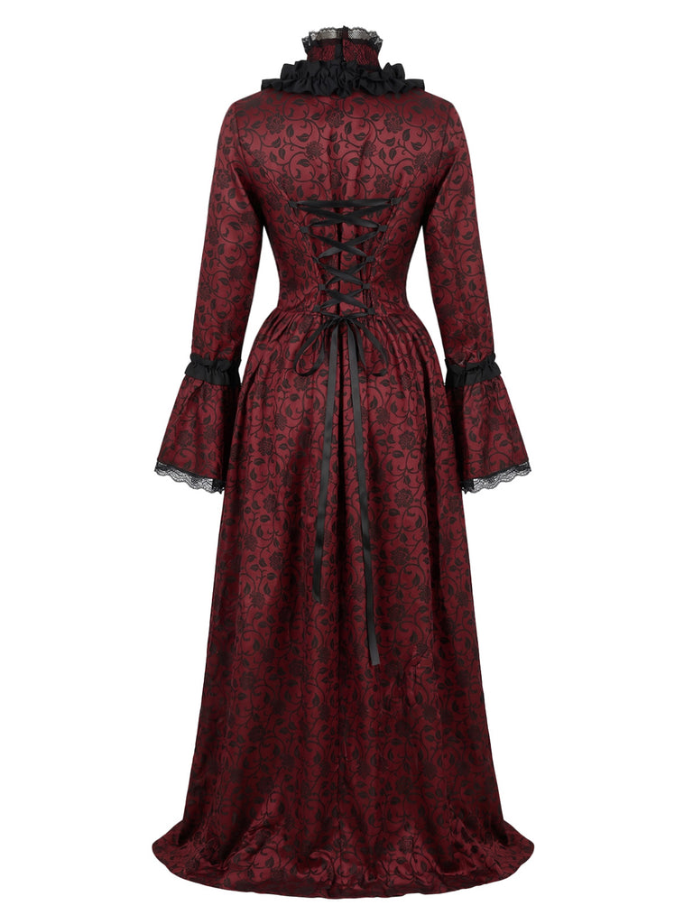 1930s Square Neck Vintage Classic Dress 9