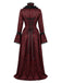 1930s Square Neck Vintage Classic Dress 9
