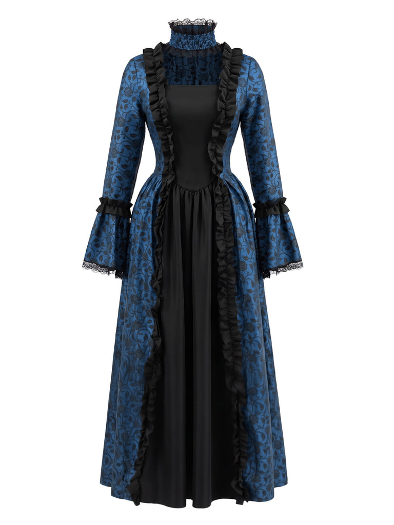 1930s Square Neck Vintage Classic Dress 2