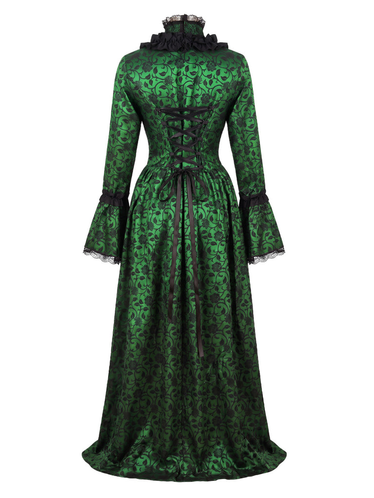 1930s Square Neck Vintage Classic Dress 3
