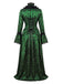 1930s Square Neck Vintage Classic Dress 3