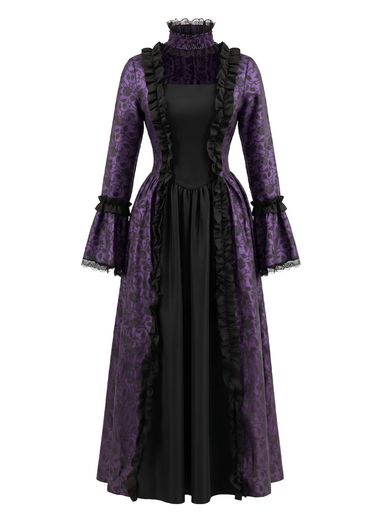 1930s Square Neck Vintage Classic Dress 6