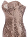 1930s Vintage Sequin Strapless Dress: where 1930s romance meets her modern spirit