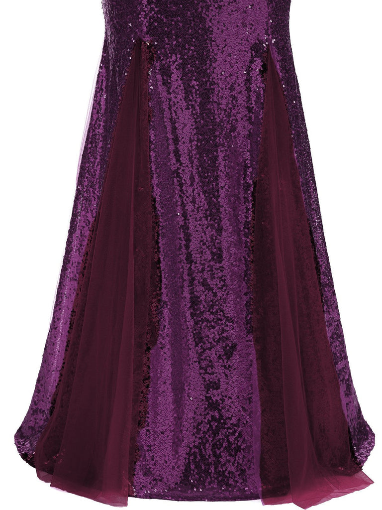 She slips into this 1930s Vintage Sequin Strapless Dress and suddenly it's a 1930s daydream