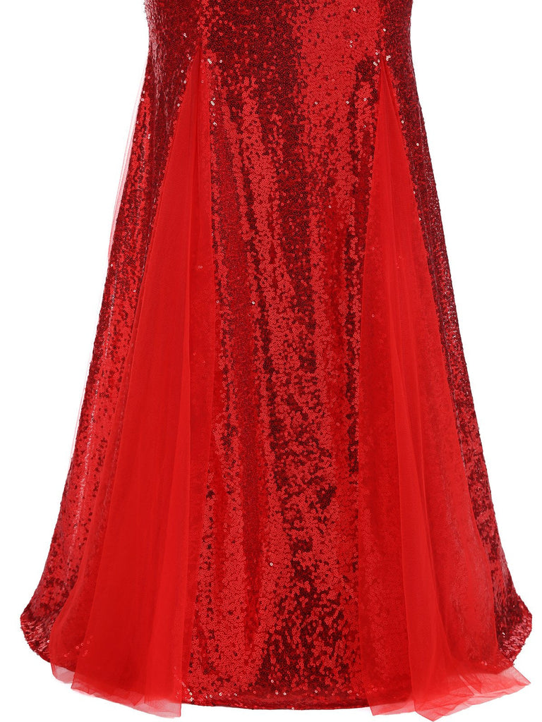1930s Vintage Sequin Strapless Dress: timeless style reimagined