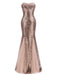 1930s Vintage Sequin Strapless Dress — vintage elegance for the modern woman