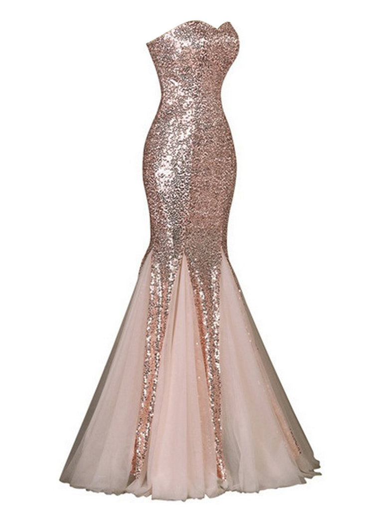 1930s Vintage Sequin Strapless Dress: timeless style reimagined