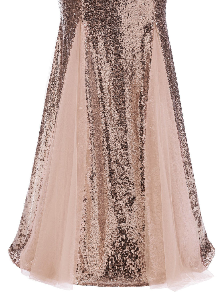 1930s Vintage Sequin Strapless Dress — vintage elegance for the modern woman