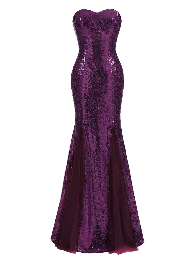 1930s Vintage Sequin Strapless Dress: timeless style reimagined