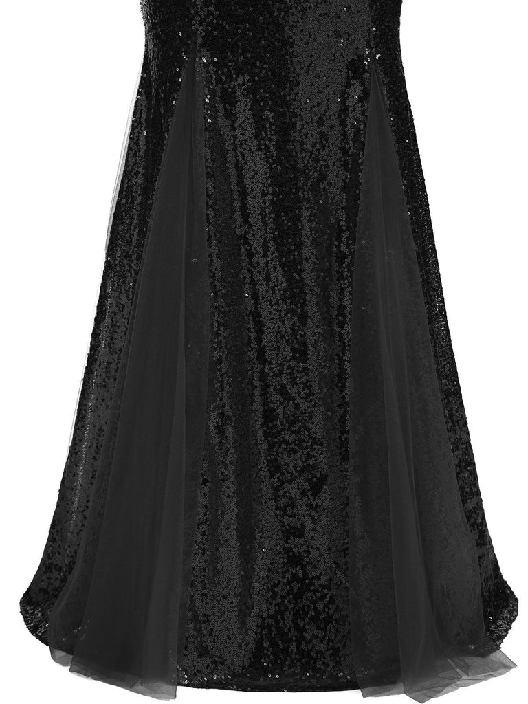 1930s Vintage Sequin Strapless Dress: timeless style reimagined