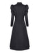 Black 1940s Wicked-Inspired Elphaba Witch Costume With Hat - vintage fashion, retro style, classic black