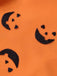 2PCS 1940s Halloween Peter Pan Collar Blouse & Smiley Face Mesh Skirt - vintage skirt, retro style