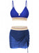 1940s Chevron Mesh Patchwork Tankini Set | vintage fashion, retro style, classic elegance - perfect for retro fashion enthusiasts