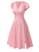 1940s Deep V-Neck Velvet Dress — a 1940s silhouette that turns sidewalks into runways