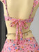 1940s Ditsy Floral Ruffle Strap Lace Trim Bikini Set, vintage swimsuit, pin-up swimwear - perfect for women who love vintage and retro fashion