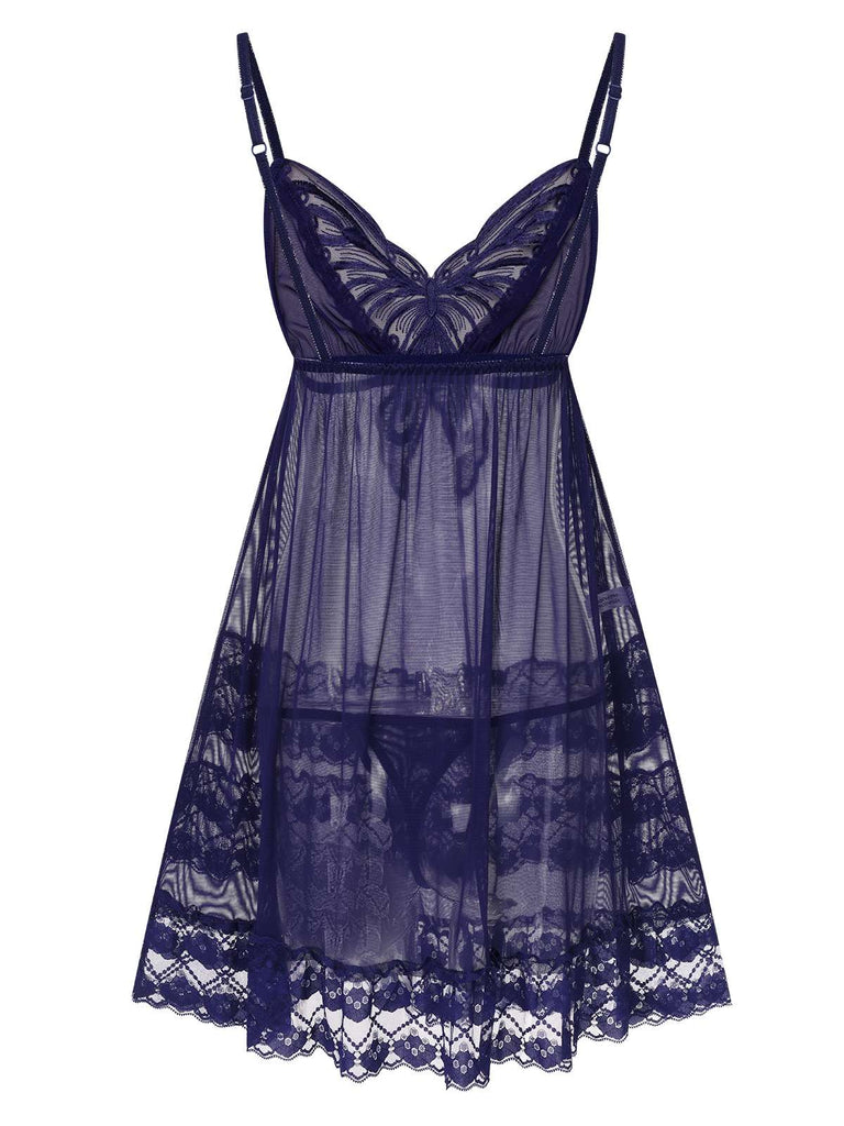 1940s Embroide Lace Butterfly Sheer | 1940s | vintage dress, retro fashion