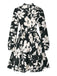 1940s Floral Belted Pleated Dress | 1940s | vintage dress, retro fashion