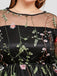 1940s Floral Embroidered Mesh Dress — the kind of 