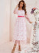 1940s Floral Illusion Square Neck Belt Dress — a 1940s silhouette that turns sidewalks into runways