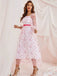 She slips into this 1940s Floral Illusion Square Neck Belt Dress and suddenly it's a 1940s daydream