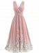 1940s Floral V-Neck Sleeveless Midi Dress - vintage dress, retro fashion, floral print for vintage lovers