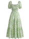 1940s Print Swing Vintage Dress 4
