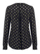 1940s Foil Stamping Stars V-Neck Blouse, vintage top, retro blouse - perfect for women who love vintage and retro fashion