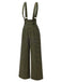 1940s Glen Plaid Buttoned Overall Pants — 1940s confidence tailored for her stride