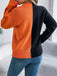 1940s Halloween Pumpkin Face ColorBlock Knit Sweater - vintage fashion, retro style