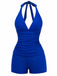 1940s Halter Boy Short Tankini Set - vintage fashion, retro style for vintage lovers