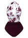 She's wearing 1940s Halter Floral Ruched One-piece Swimsuit and the whole beach remembers the 1940s