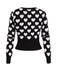 1940s Hearts Contrast Short Sweater | 1940s | vintage fashion, retro style