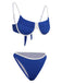 1940s Knitted Back Strap Bikini, vintage swimsuit, pin-up swimwear - perfect for women who love vintage and retro fashion