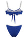 1940s Knitted Back Strap Bikini, vintage swimsuit, pin-up swimwear - perfect for women who love vintage and retro fashion