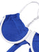 1940s Knitted Back Strap Bikini, vintage swimsuit, pin-up swimwear - perfect for women who love vintage and retro fashion