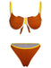 1940s Knitted Back Strap Bikini, vintage swimsuit, pin-up swimwear - perfect for women who love vintage and retro fashion