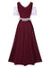 1940s Lace Puff Patchwork Dress & Ribbon, vintage dress, retro fashion, lace detail - perfect for women who love vintage and retro fashion