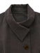 1940s Lapel Belted Jacket With Detachable Cape - vintage fashion, retro style