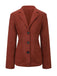 1940s Lapel Suede Pocket Blazer - vintage fashion, retro style
