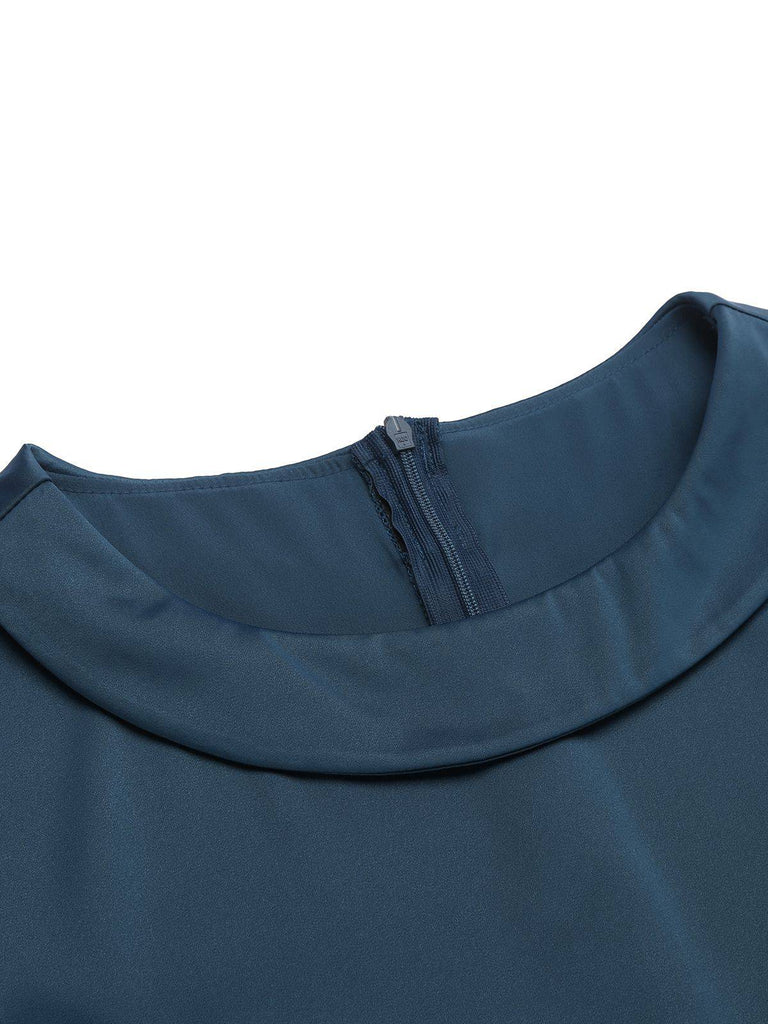 1940s Pearl Buttons Solid Darlene Dress: timeless style reimagined