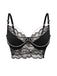 She pairs this 1940s Chain Floral Lace Crop Camisole with confidence and 1940s charm
