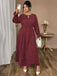 1940s Polka Dot Midi Dress - vintage dress, retro fashion